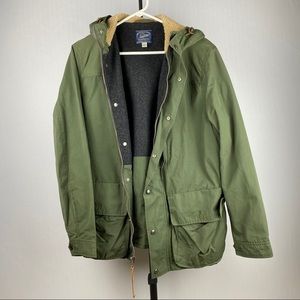 J. CREW | WOOL-LINED FIELD JACKET | OLIVE | MED